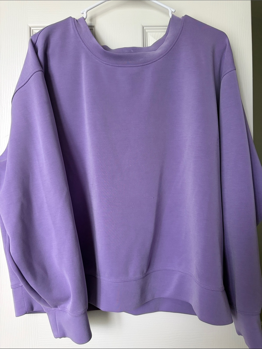 a new day Lavender Crewneck Sweatshirt